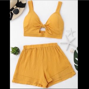 Crop Top & Shorts Set